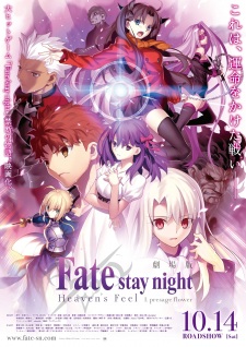 Fate/stay night Movie: Heaven's Feel - I. Presage Flower promotional cover artwork