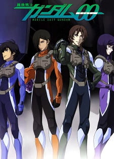 Kidou Senshi Gundam 00 promotional cover artwork