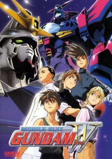 Shin Kidou Senki Gundam Wing promotional cover artwork