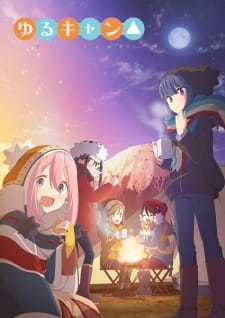 Yuru Camp△ promotional cover artwork
