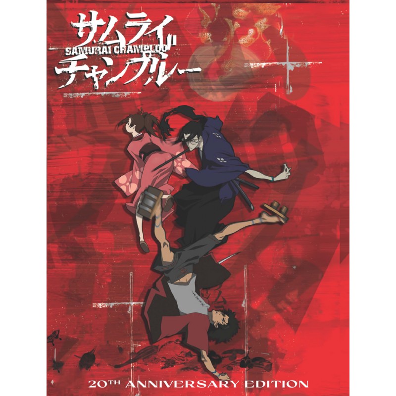 Mugen, Jin and Fuu on Anime Limited’s original-series Samurai Champloo 20th Anniversary Edition cover