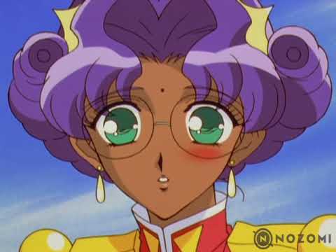 Anthy Himemiya in her Rose Bride outfit in the original television anime; Nozomi Entertainment official episode 1 preview frame