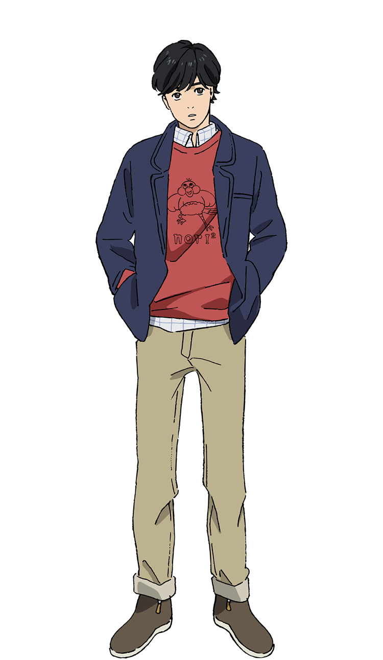 Eiji Okumura official anime character profile illustration