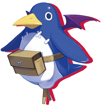 Prinny character illustration from Disgaea 4 Complete+