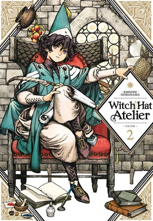 Witch Hat Atelier volume 2 manga cover by Kamome Shirahama