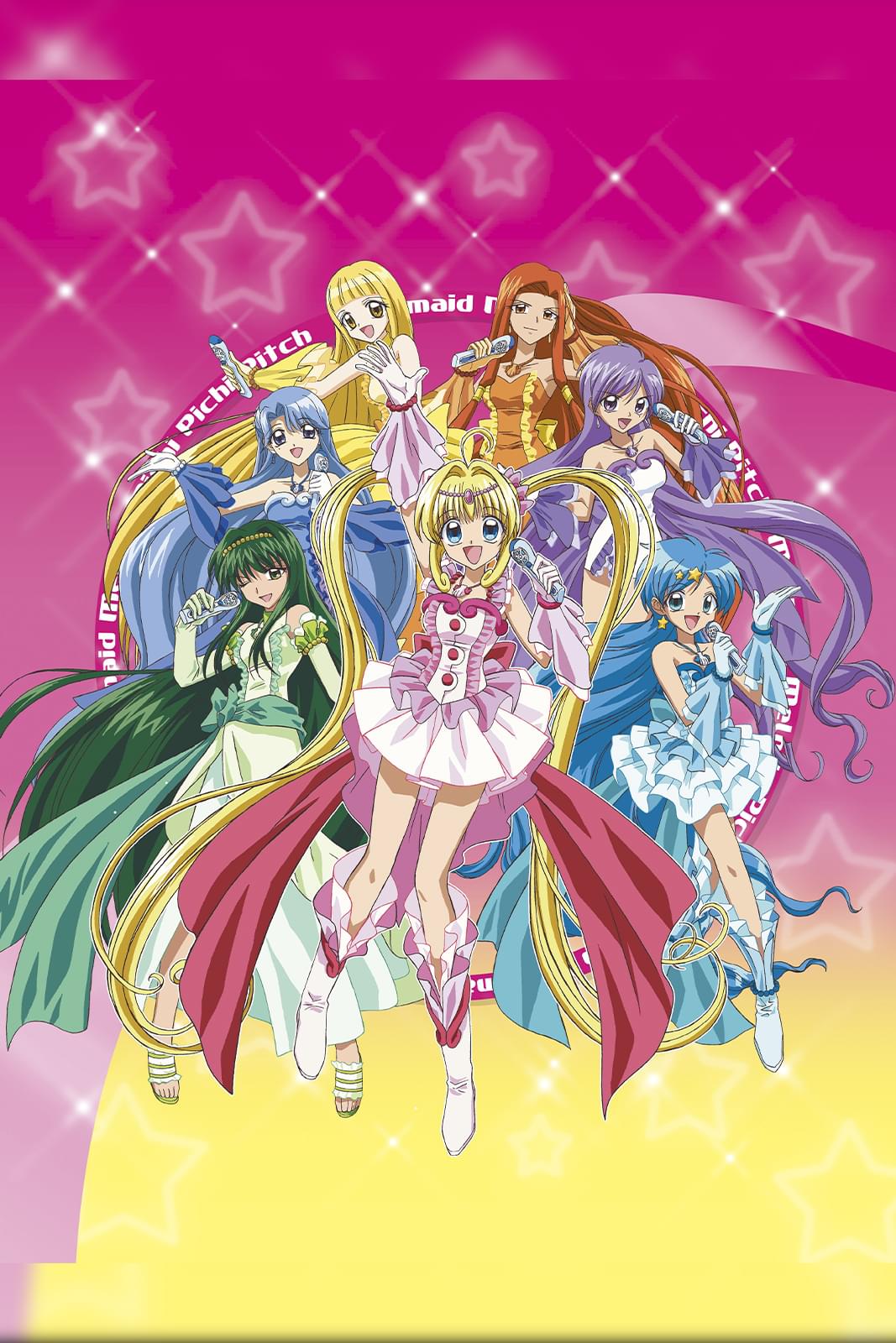 Mermaid Melody Pichi Pichi Pitch Pure anime ensemble key visual